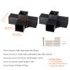 Pergola Bracket Kit 4''x4''(Inner Size 3.6x3.6), 2pcs 4-Way Heavy Duty Corner Bracket Woodworks DIY Post Base Kit