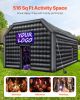 Inflatable Nightclub, 26.2 x 19.7 x 13.1 Ft, Blow up Party Tent with Disco Lights & 1100W Blower, Large Inflatable Night Club Tent for Adults