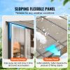 Lean to Gazebo for Patio, 10' x 14' Hard Top Gazebo with Aluminum Frame, Wall Mounted & Freestanding Pergola, UV Resistant Polycarbonate Roof