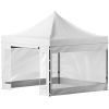 Pop Up Canopy Tent, 10 x 10 FT, Outdoor Patio Gazebo Tent with Removable Sidewalls and Wheeled Bag