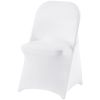 Stretch Spandex Folding Chair Covers, Universal Fitted Chair Cover, Removable Washable Protective Slipcovers, for Wedding, Holiday, Banquet, Party