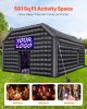 Inflatable Nightclub, 29.5 x 19.7 x 13.1 Ft, Blow up Party Tent with 1100W Blower, Large Inflatable Night Club Tent for Adults