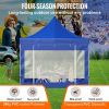 Pop Up Canopy Tent, 10 x 10 FT, Outdoor Patio Gazebo Tent with Removable Sidewalls and Wheeled Bag