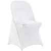 Stretch Spandex Folding Chair Covers, Universal Fitted Chair Cover, Removable Washable Protective Slipcovers, for Wedding, Holiday, Banquet, Party