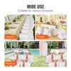 Stretch Spandex Folding Chair Covers, Universal Fitted Chair Cover, Removable Washable Protective Slipcovers, for Wedding, Holiday, Banquet, Party