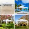 Canopy Tent for Patio Garden;  Outdoor Open Gazebo BBQ Tent for Air circulation;  Sunshade Shelter Pavilion for Party Wedding Catering Gazebo Garden B